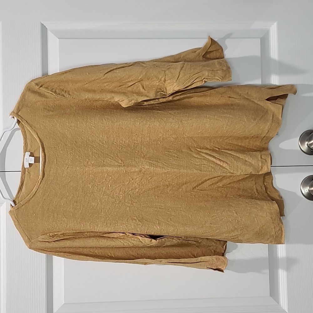 J. Jill Blouse, XL, Gold Color